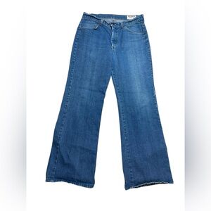 FARAH Vintage Blue Denim Jeans Men's 34 x 30 USA 60/70s Cotton Great Condition!